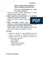 APRENDIENDO A GESTIONAR NUESTROS CONFLICTOS DE MANERA CONSTRUCTIVA Tutoria Semana 224