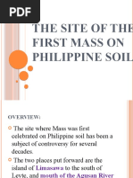 The Site of The First Mass On Philippine Soil