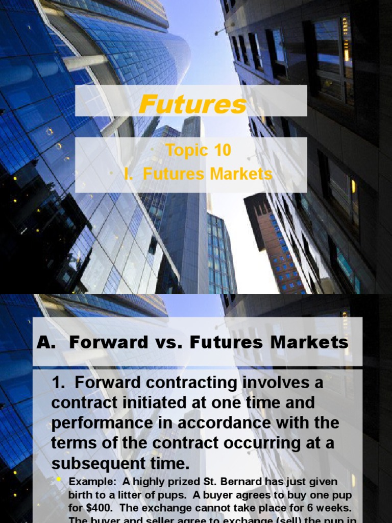 Understanding Futures Markets Basics | PDF | Futures Contract | Hedge ...