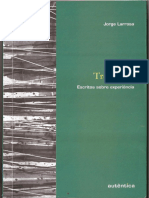 LARROSA Jorge Tremores Escritos Sobre A Experiencia PDF