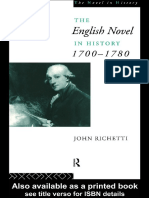 Pub - The English Novel in History 1700 1780 The Novel I PDF