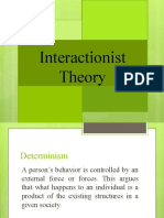 Interactionist Theory