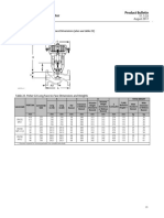 Product Bulletin: GX Control Valve and Actuator Dimensions and Weights