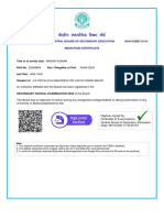CBSE Migration Certificate for Manish Kumar