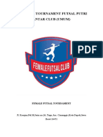 Proposal Tournament Futsal Putri Antar Club