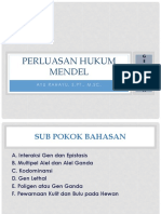 Perluasan Hukum Mendel