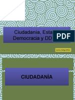 Ciudadanía, Estado y Democracia