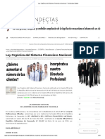 Ley Orgánica Del Sistema Financiero Nacional - Pandectas Digital