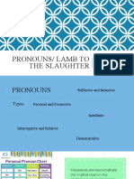 Pronouns-Lamb To The Slaughter Review