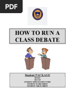 Howtoruna Class Debate: Student PACKAGE