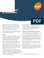 Different Types of Investment PDF