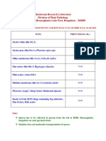 Mushroom Research Laboratory Division of Plant Pathology ICAR-IIHR, Hesaraghatta Lake Post, Bengaluru - 560089