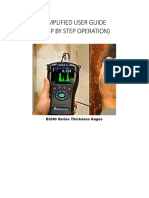 User Guide Danatronics Ut Machine