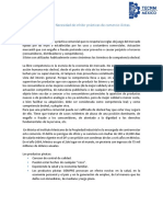 4.2.4 Necesidad de Inhibir Prácticas de Comercio Ilicitas