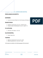 VFJO Percussion Excerpts 2020 PDF