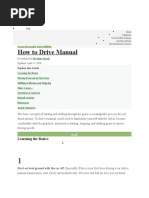 Step-by-Step Guide to Driving Cars | PDF