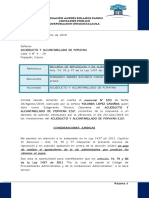Recurso de Reposicion y en Subsidio Apelacion - Fernando Bolaños vs. Acueducto de Popayan PDF