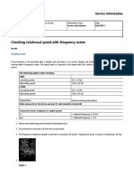 engine speed with frequency meter