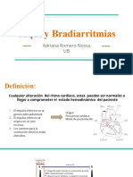 Taqui y Bradiarritmias cardiacas