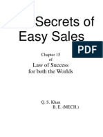 Ch-15. the Secrets of Easy Sales
