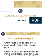 Gender & Human Rights Lecture on Defining and Classifying Rights