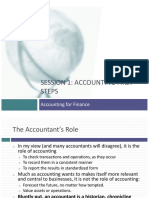 Session 1: Accounting First Steps