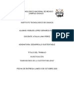 Dimensiones de La Sustentabilidad