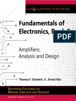 Fundamentalsofelectronics Book2amplifiers Analysisanddesign PDF