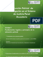 Fundamentos legales y principios de la investigación penal en el sistema acusatorio