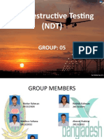 Non Destructive Testing (NDT) : GROUP: 05