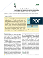 Irrigation of Root Vegetables With Treated Wastewater: Evaluating Uptake of Pharmaceuticals and The Associated Human Health Risks