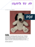 Crafts by AP - Snoopy Amigurumi (C)