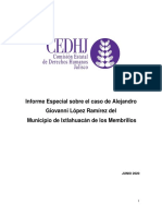 Informe Especial Sobre El Caso Giovanni PDF