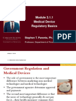 Medical Devices Industry Regulatory Basics