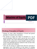 2 Maxims of Equity