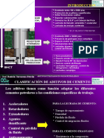 Aditivos de Cemento y Mecanismo de Acción