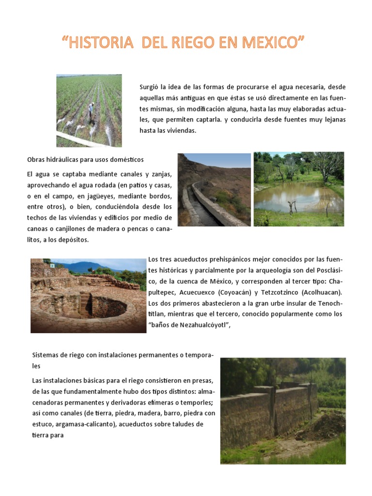 Historia Del Riego en Mexico PDF