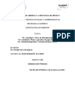 División de Ciencias Sociales Y Administrativas Programa Académico Licenciatura en Derecho