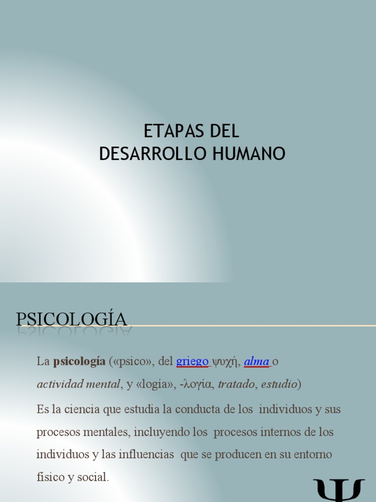 Etapas del Desarrollo Humano para Niños | PDF | Adultos | Vejez