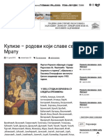 Кулизе - родови који славе св. Мрату - Порекло PDF