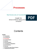 Processes: Hongfei Yan School of EECS, Peking University 3/15/2010