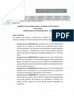 Ley que prohíbe generar cargos adicionales a los establecidos para préstamos y otras obligaciones financieras en el contexto de la pandemia COVID-19