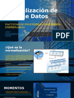 Normalización de Base de Datos