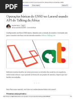 Operações básicas do USSD no Laravel usando API do Talking da África _ por Nicollet Njora _ Médio