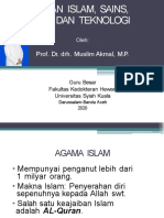 Keajabaian Islam, Sains