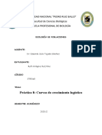 Práctica 8 Curvas de Crecimiento Logístico