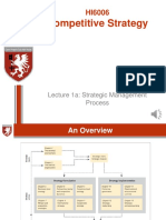 Competitive Strategy: Lecture 1a: Strategic Management Process