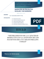 Universidad Nacional Del Callao: Elaboración de Proyectos Sociales Y de Inversión