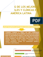 Ranking de Los Mejores Hopitales de America Latina
