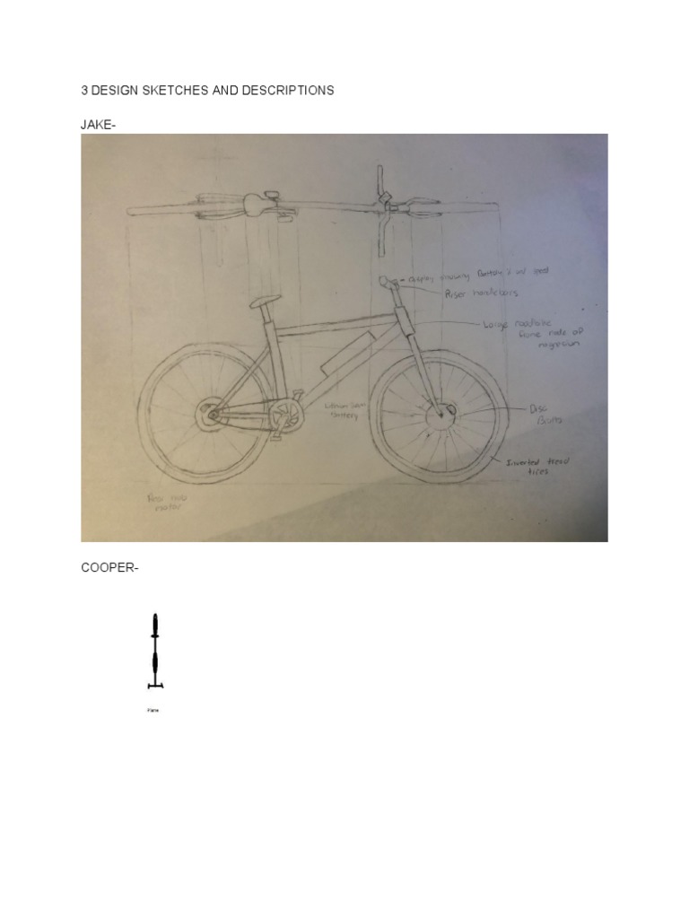 Cooper Hochman - 3 Design Possibilities - Conceptual Sketches and ...